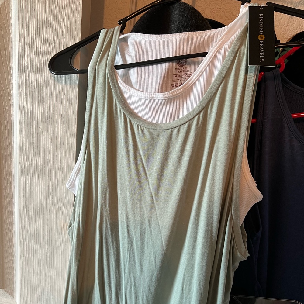 Sage kindred bravely nursing top